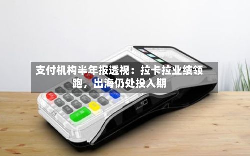 支付机构半年报透视：拉卡拉业绩领跑，出海仍处投入期