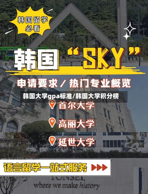 韩国大学gpa标准/韩国大学积分榜-第3张图片