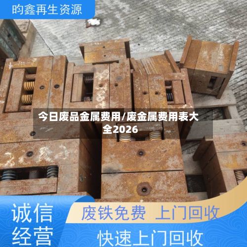 今日废品金属费用/废金属费用表大全2026-第2张图片