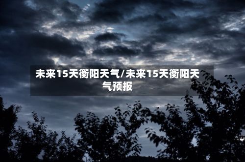 未来15天衡阳天气/未来15天衡阳天气预报-第3张图片