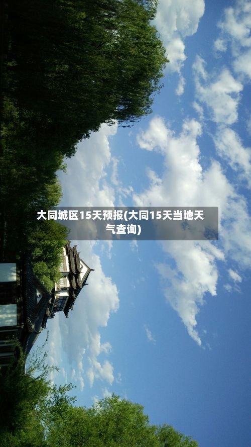 大同城区15天预报(大同15天当地天气查询)