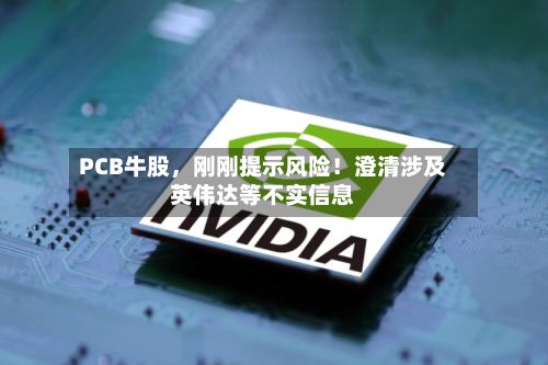 PCB牛股，刚刚提示风险！澄清涉及英伟达等不实信息-第2张图片