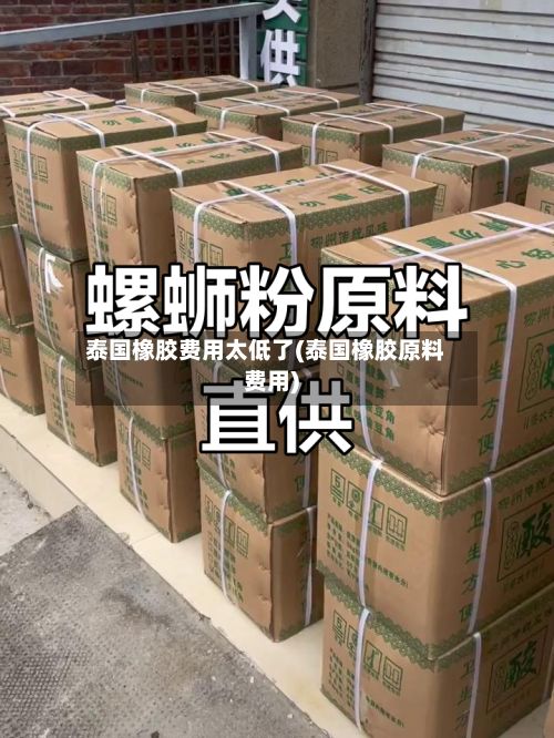 泰国橡胶费用太低了(泰国橡胶原料费用)-第3张图片