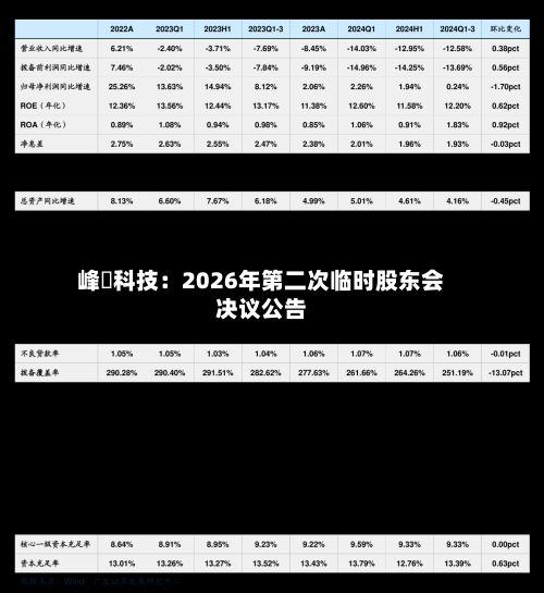 峰岹科技：2026年第二次临时股东会决议公告