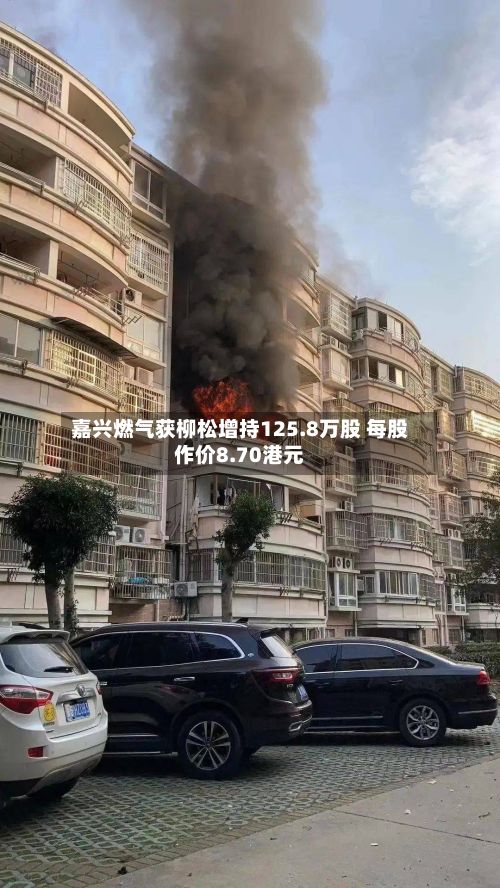 嘉兴燃气获柳松增持125.8万股 每股作价8.70港元-第1张图片