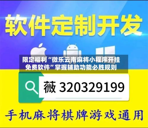 限定福利“微乐云南麻将小程序开挂免费软件”掌握辅助功能必胜规则-第3张图片
