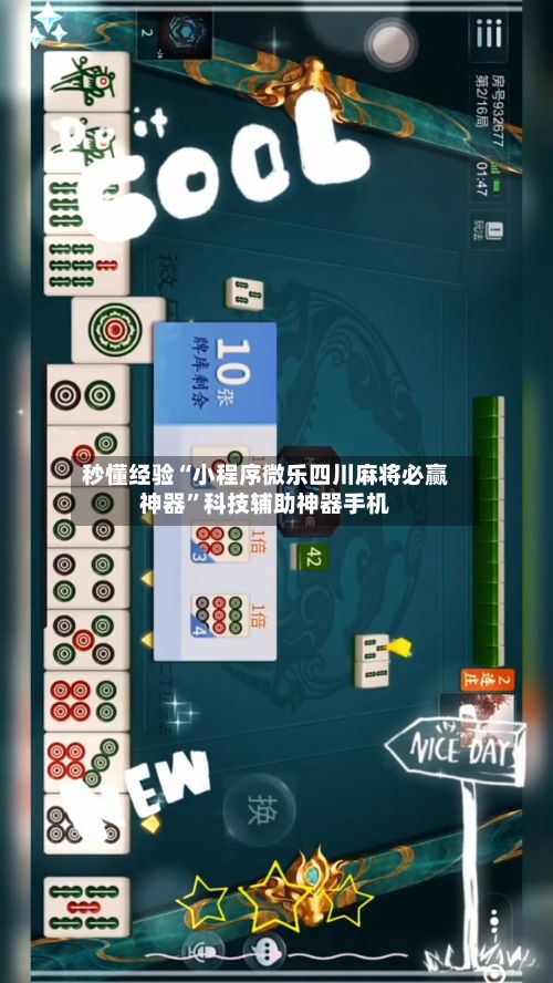 秒懂经验“小程序微乐四川麻将必赢神器”科技辅助神器手机