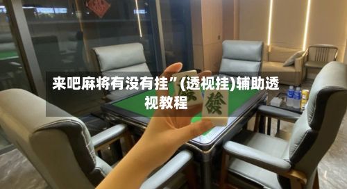 来吧麻将有没有挂”(透视挂)辅助透视教程-第3张图片