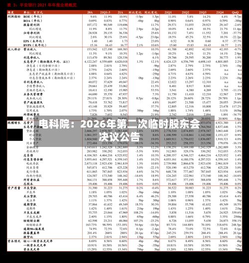 电科院：2026年第二次临时股东会决议公告