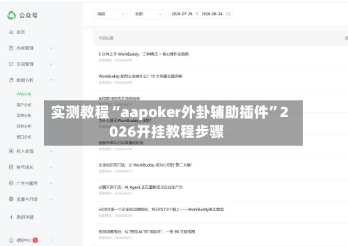 实测教程“aapoker外卦辅助插件”2026开挂教程步骤-第3张图片