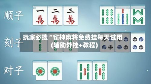 玩家必搜“雀神麻将免费挂每天试用(辅助外挂+教程)