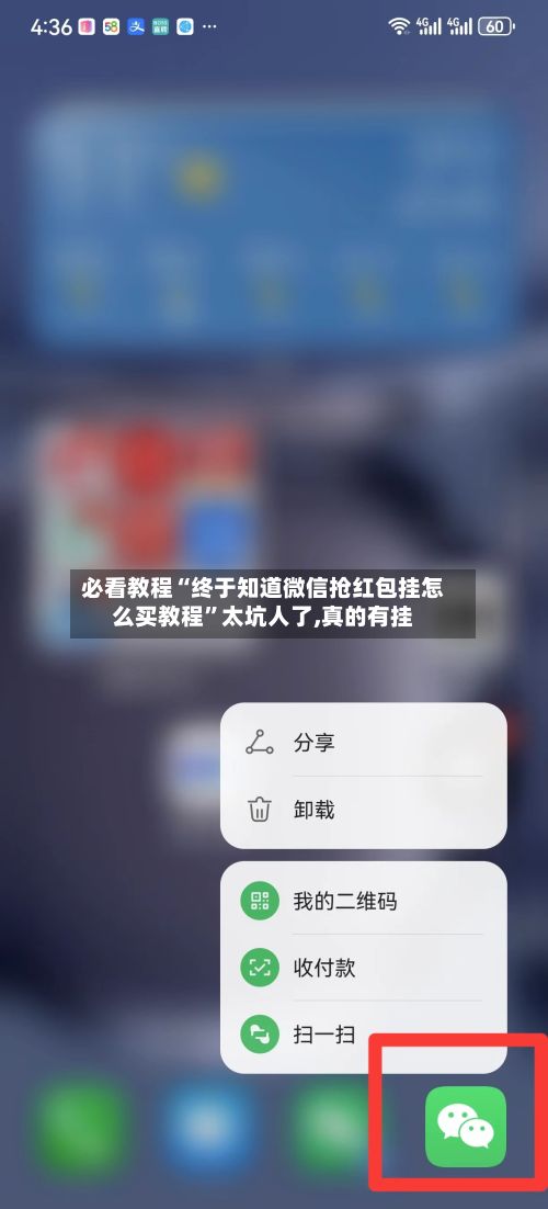 必看教程“终于知道微信抢红包挂怎么买教程	”太坑人了,真的有挂-第2张图片