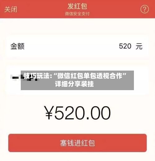 技巧玩法:“微信红包单包透视合作”详细分享装挂-第2张图片