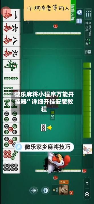 微乐麻将小程序万能开挂器”详细开挂安装教程-第2张图片