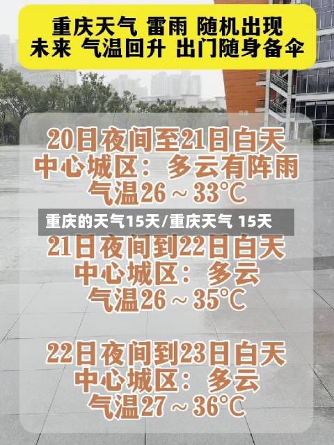 重庆的天气15天/重庆天气 15天