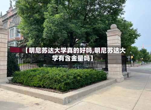 【明尼苏达大学真的好吗,明尼苏达大学有含金量吗】