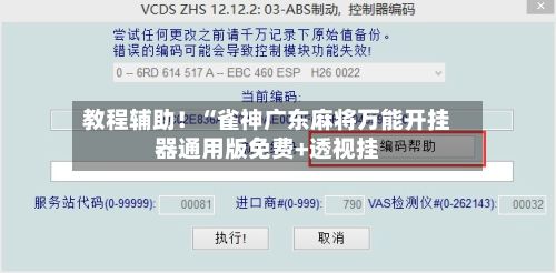 教程辅助！“雀神广东麻将万能开挂器通用版免费+透视挂-第3张图片