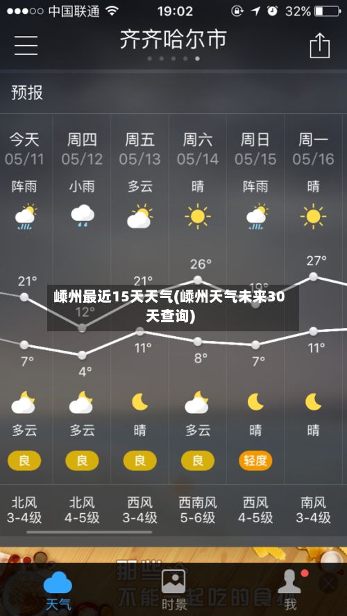 嵊州最近15天天气(嵊州天气未来30天查询)