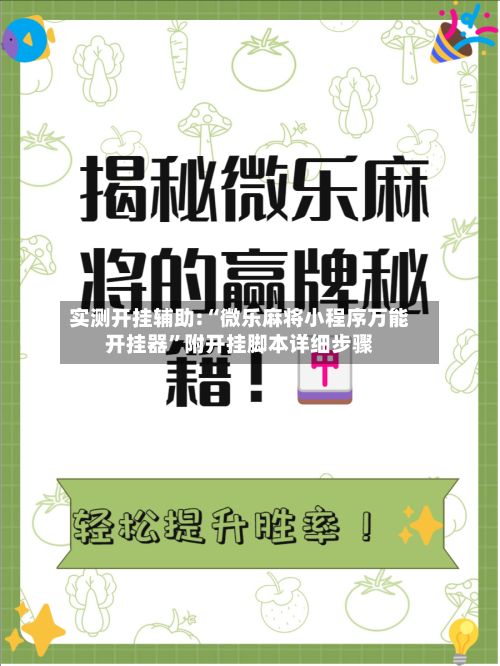 实测开挂辅助:“微乐麻将小程序万能开挂器”附开挂脚本详细步骤-第3张图片