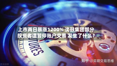 上市两日暴涨1200% 沈鼓集团部分投资者遭暂停账户交易 发生了什么？-第1张图片