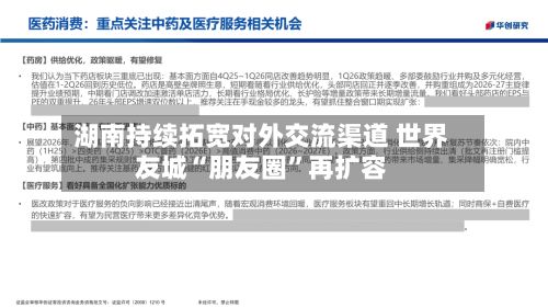 湖南持续拓宽对外交流渠道 世界友城“朋友圈”再扩容-第2张图片