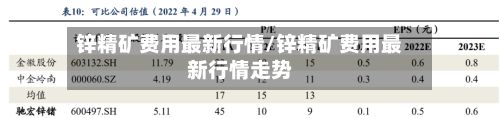 锌精矿费用最新行情/锌精矿费用最新行情走势-第3张图片