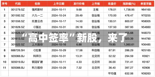“高中签率”新股，来了-第2张图片