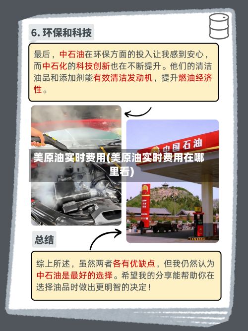 美原油实时费用(美原油实时费用在哪里看)