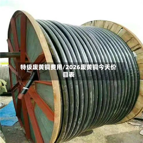 特级废黄铜费用/2026废黄铜今天价目表-第2张图片