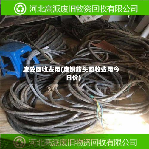 废砼回收费用(废钢筋头回收费用今日价)-第3张图片