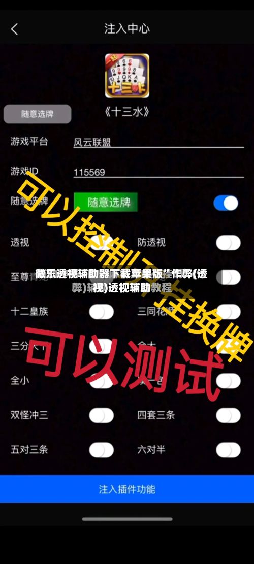 微乐透视辅助器下载苹果版”作弊(透视)透视辅助-第2张图片
