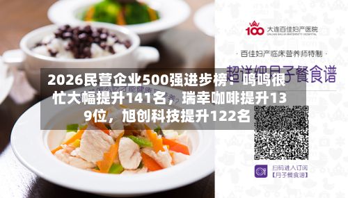 2026民营企业500强进步榜：鸣鸣很忙大幅提升141名	，瑞幸咖啡提升139位，旭创科技提升122名-第2张图片