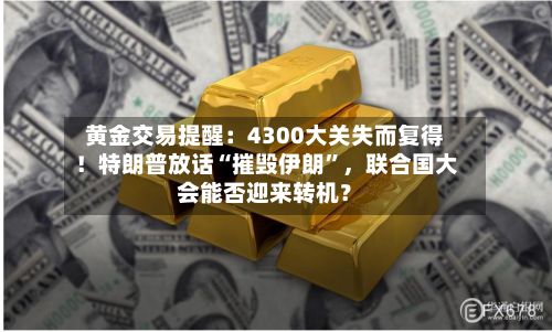 黄金交易提醒：4300大关失而复得！特朗普放话“摧毁伊朗”，联合国大会能否迎来转机？-第2张图片