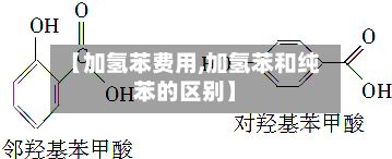 【加氢苯费用,加氢苯和纯苯的区别】-第2张图片