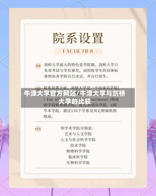 牛津大学官方网站/牛津大学与剑桥大学的比较