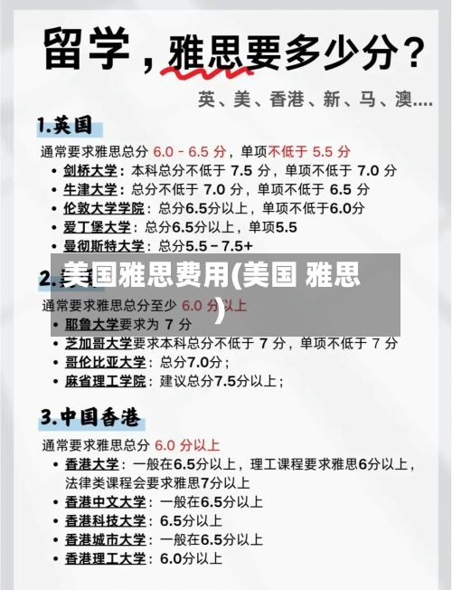 美国雅思费用(美国 雅思)-第2张图片