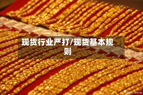 现货行业严打/现货基本规则