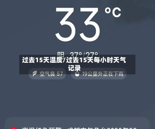 过去15天温度/过去15天每小时天气记录-第3张图片