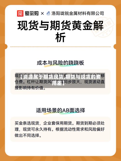 【资源属于期货现货,期货与现货的费用差】
