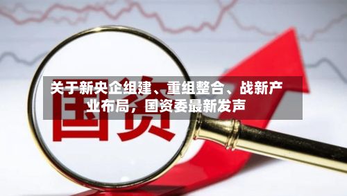 关于新央企组建、重组整合、战新产业布局，国资委最新发声-第3张图片