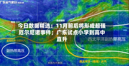 今日数据精选:11月前后将形成超强厄尔尼诺事件;广东试点小学到高中直升-第2张图片