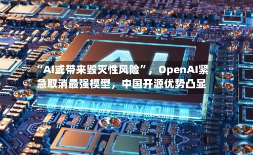 “AI或带来毁灭性风险”	，OpenAI紧急取消最强模型，中国开源优势凸显-第2张图片