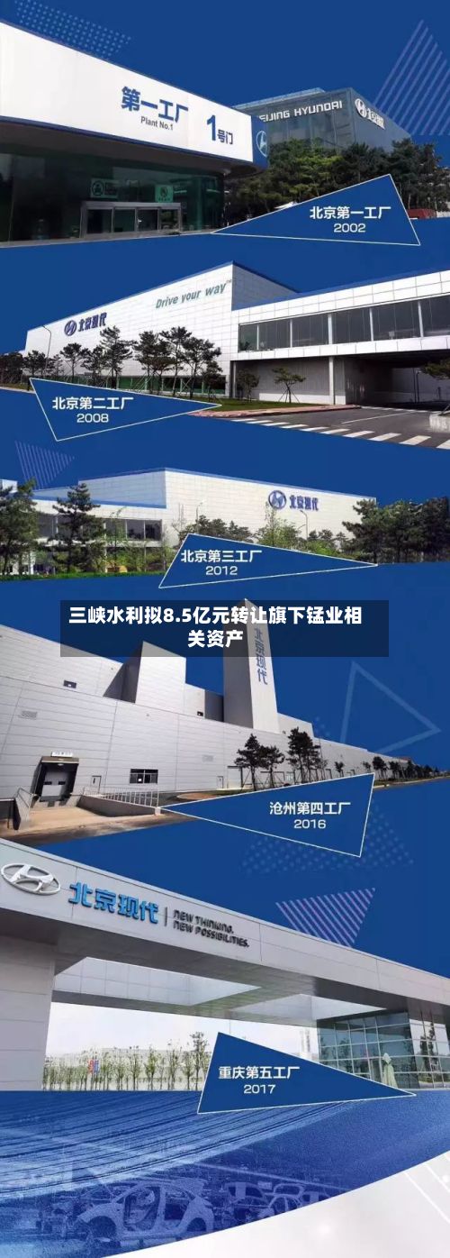 三峡水利拟8.5亿元转让旗下锰业相关资产