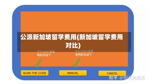 公派新加坡留学费用(新加坡留学费用对比)-第3张图片