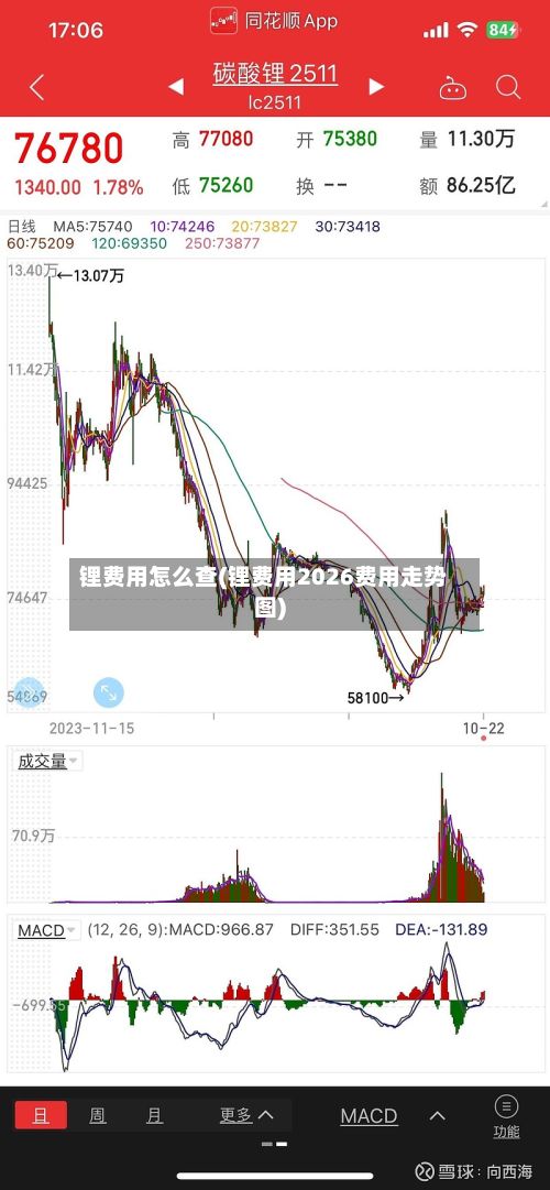 锂费用怎么查(锂费用2026费用走势图)