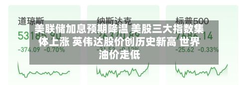 美联储加息预期降温 美股三大指数集体上涨 英伟达股价创历史新高 世界
油价走低-第1张图片