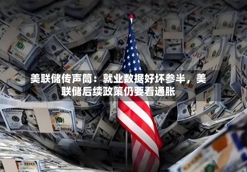 美联储传声筒：就业数据好坏参半	，美联储后续政策仍要看通胀-第2张图片