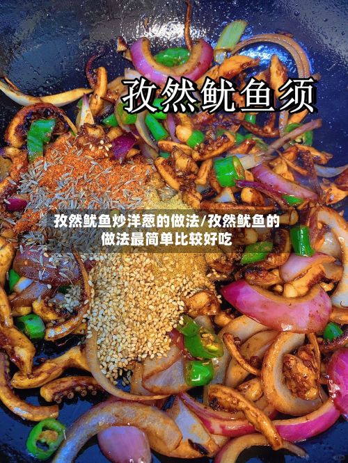 孜然鱿鱼炒洋葱的做法/孜然鱿鱼的做法最简单比较好吃