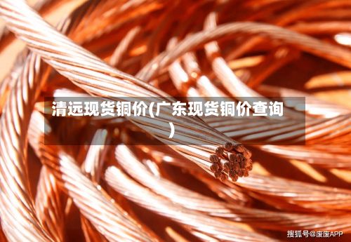 清远现货铜价(广东现货铜价查询)