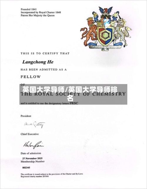 英国大学导师/英国大学导师排名-第3张图片